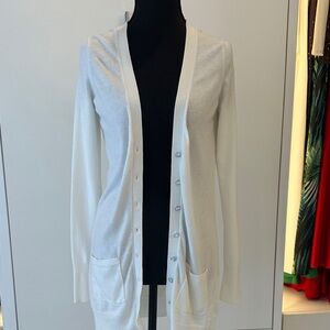 Express Women's Cream Cardigan Sweater